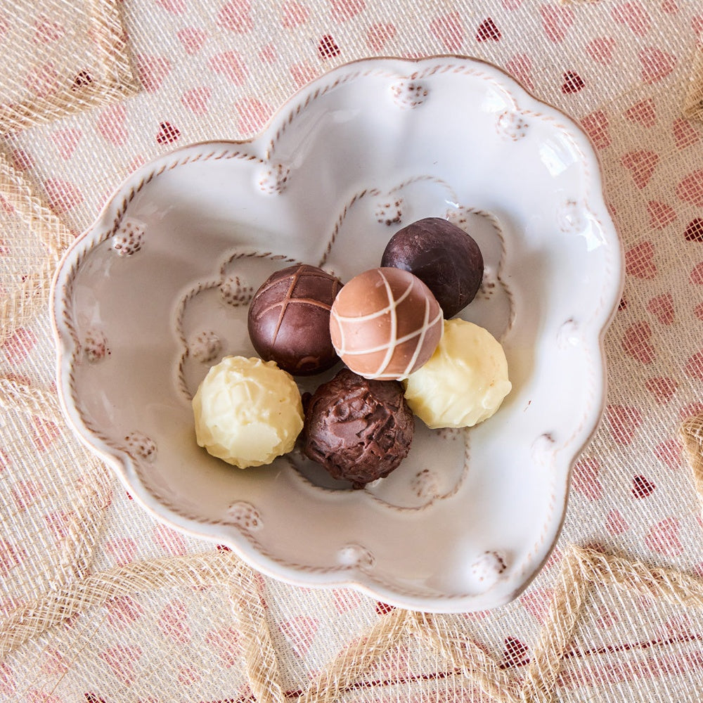 Berry & Thread 6.5" Heart Bowl - Whitewash by Juliska 3