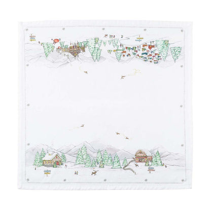 Berry & Thread North Pole Napkin Set/4 - Multi by Juliska 2