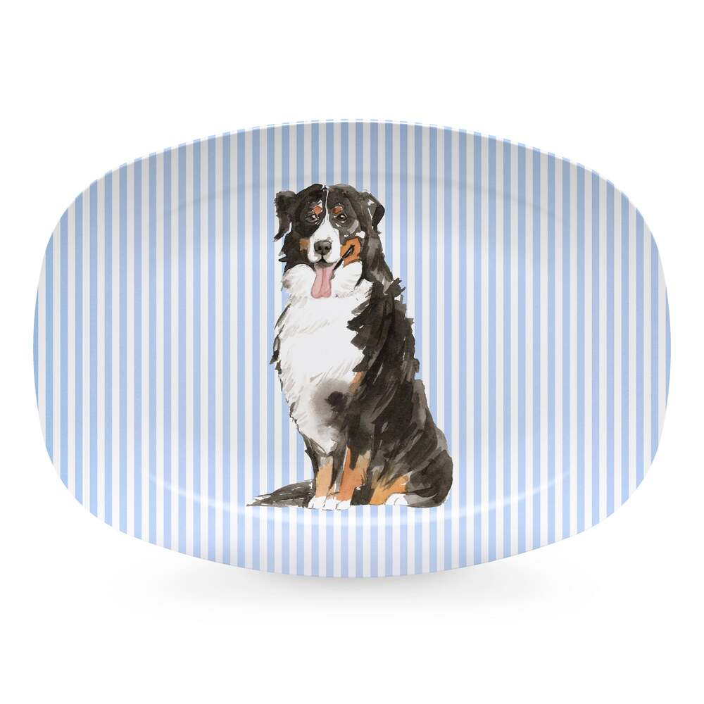 Best Friends Bernese Mountain Dog Platter by Mariposa