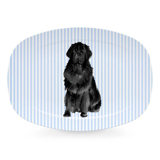 Best Friends Black Newfoundland Platter by Mariposa