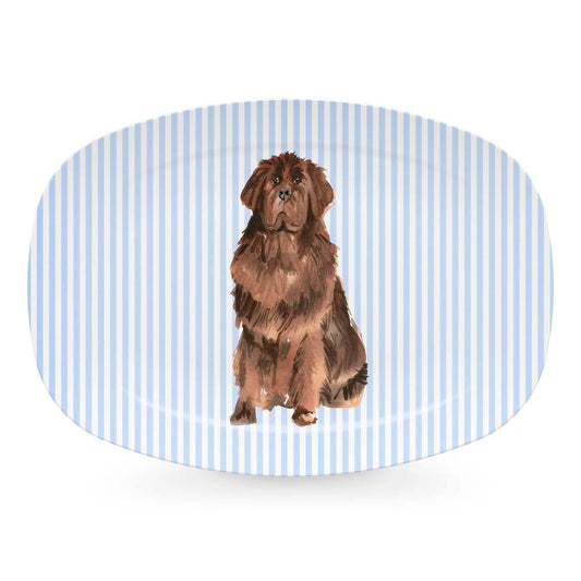 Best Friends Brown Newfoundland Platter by Mariposa