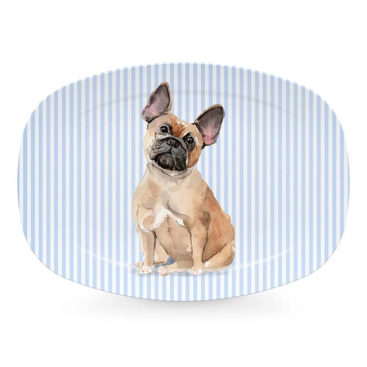 Best Friends French Bulldog Platter by Mariposa