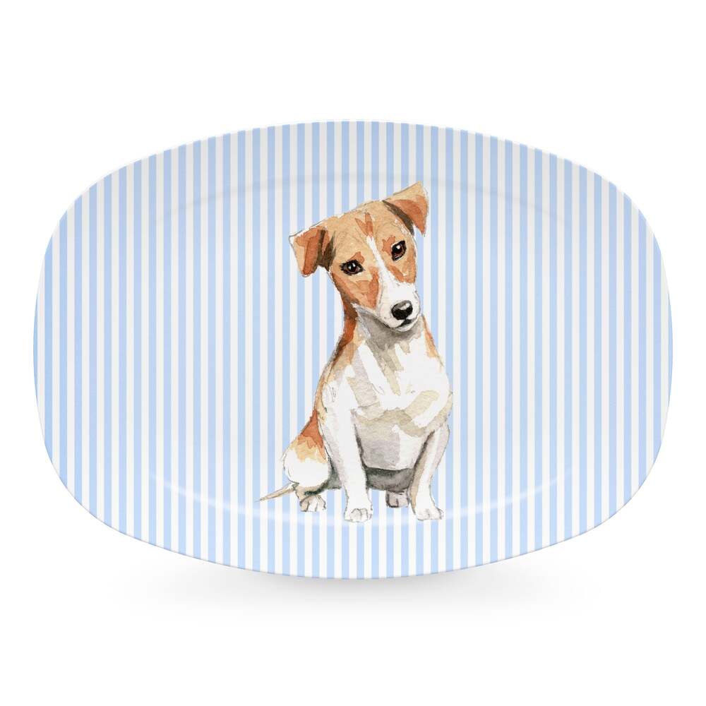 Best Friends Jack Russell Terrier Platter by Mariposa