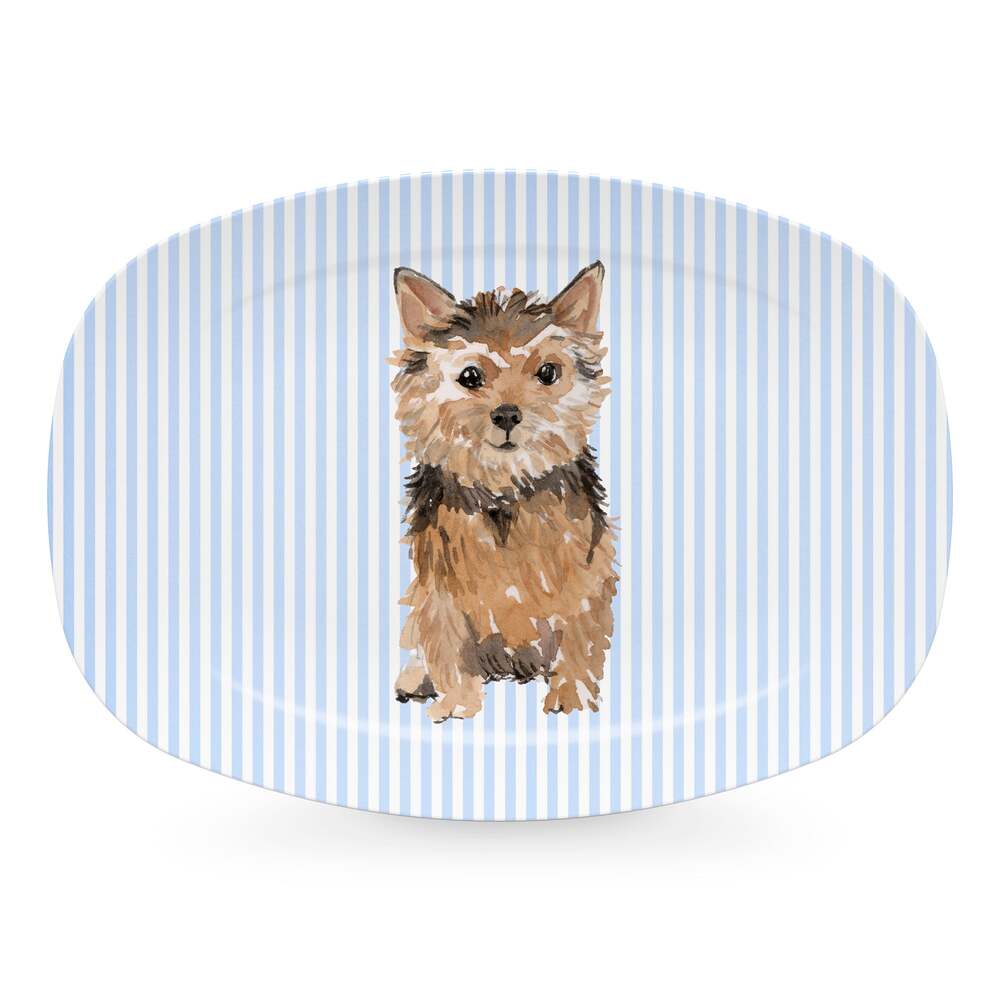 Best Friends Norfolk Terrier Platter by Mariposa