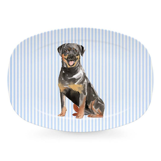 Best Friends Rottweiler Platter by Mariposa