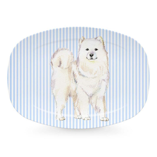 Best Friends Samoyed Platter by Mariposa