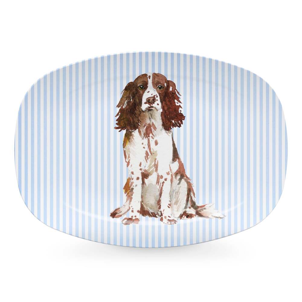 Best Friends Springer Spaniel Platter by Mariposa