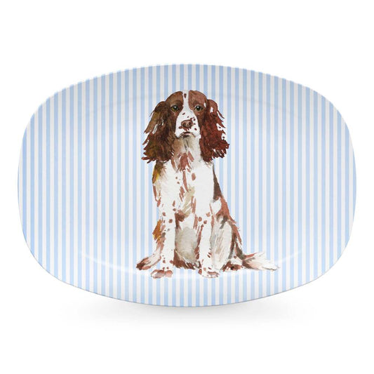 Best Friends Springer Spaniel Platter by Mariposa