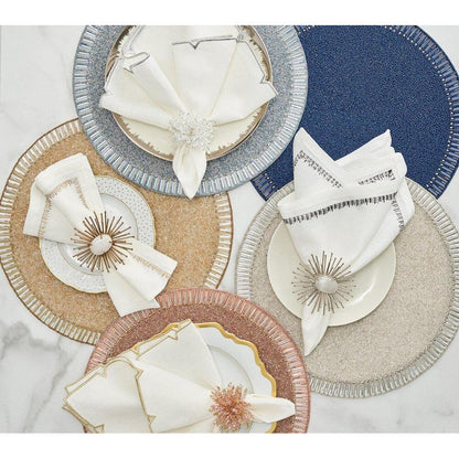 Bevel Placemat - Set of 4 Blush by Kim Seybert 3