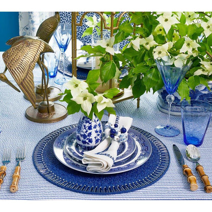 Bevel Placemat - Set of 4 Cobalt by Kim Seybert 7