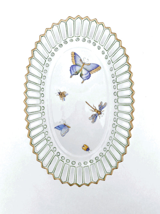 BH112 - Pierced Oval Tray by Anna Weatherley