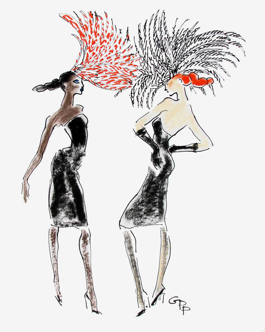 Birds of a feather flock to Philip Treacy - Gladys Perint Palmer by Tiger Flower Studio Additional Image -