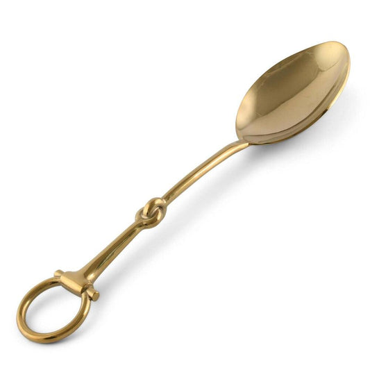 Bit Serving Spoon - Stainless Steel Shiny Gold by Vagabond House 