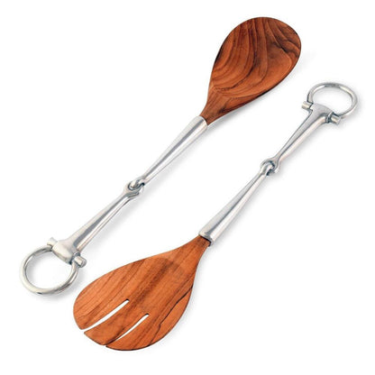 Bit Wood Salad Server Set by Vagabond House 1