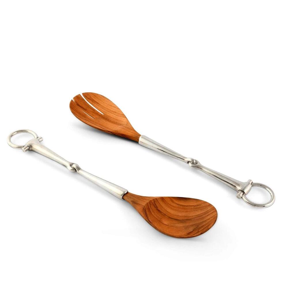 Bit Wood Salad Server Set by Vagabond House 2