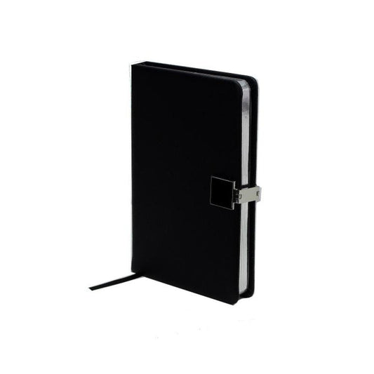 Black & Silver A6 Notebook by Addison Ross