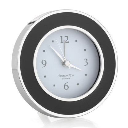 Black & Silver Alarm Clock by Addison Ross