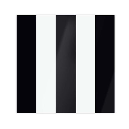 Black & White Lacquer Placemats - Set of 4 12"x12" by Addison Ross
