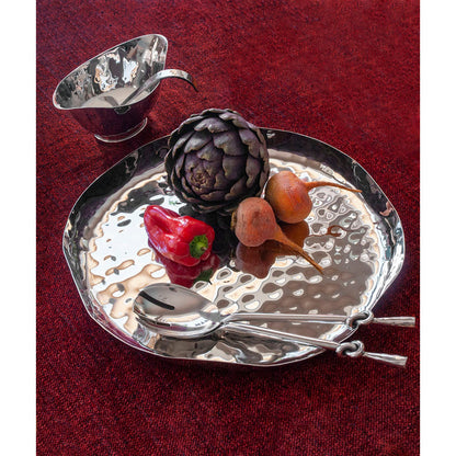 Blossom Free Form Round Tray by Mary Jurek Design Additional Image -5