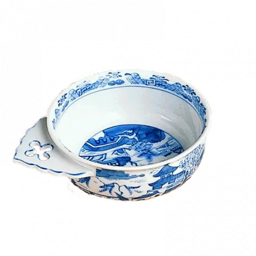 Blue Canton Small Porringer Dish by Mottahedeh