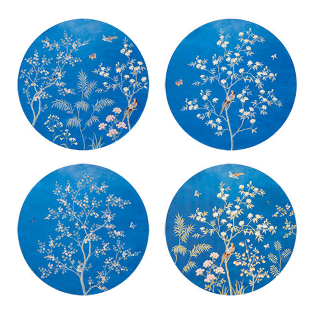Blue Chinoiserie Placemats - Set of 4 by Addison Ross Additional Image-2