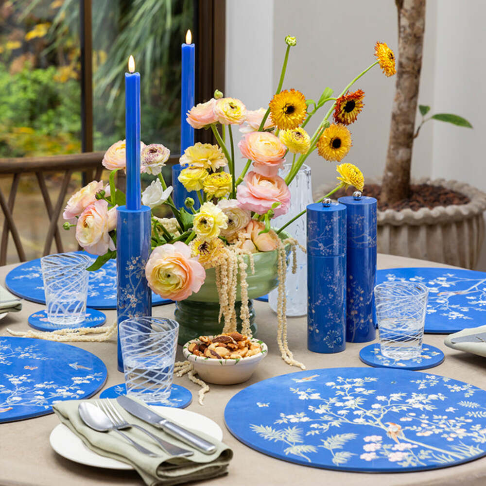 Blue Chinoiserie Placemats - Set of 4 by Addison Ross Additional Image-3