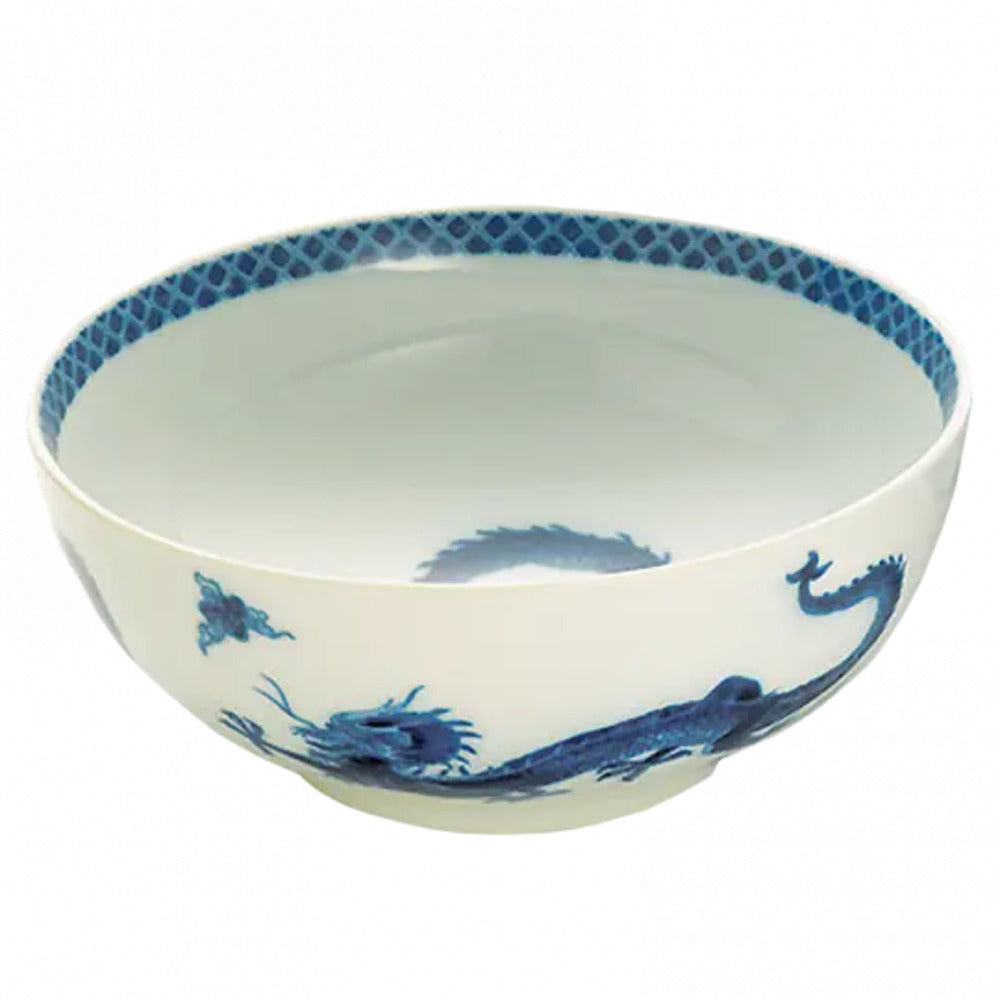 Blue Dragon Round Serving Bowl by Mottahedeh Additional Image -1