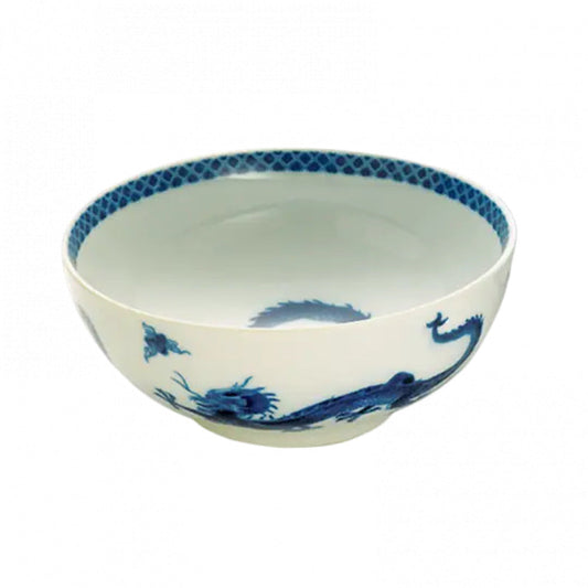 Blue Dragon Round Serving Bowl by Mottahedeh