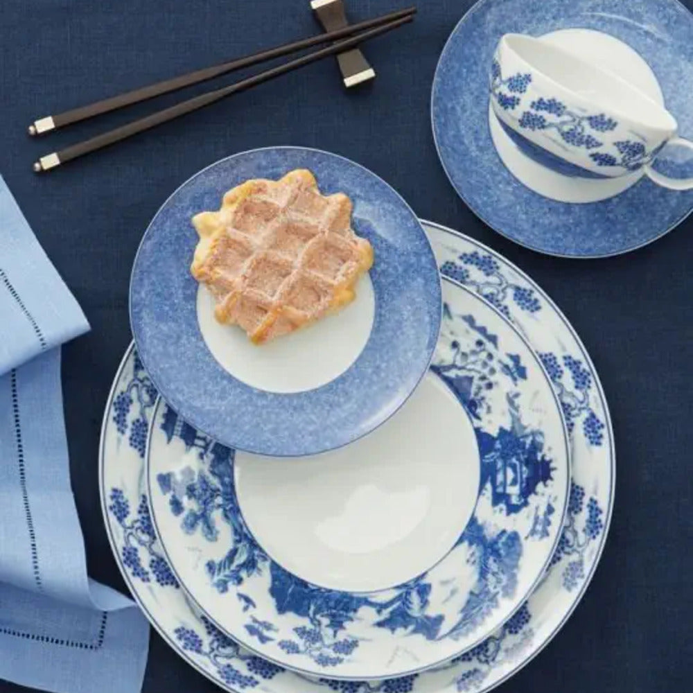 Blue Shou Bread & Butter Plate by Mottahedeh Additional Image -1