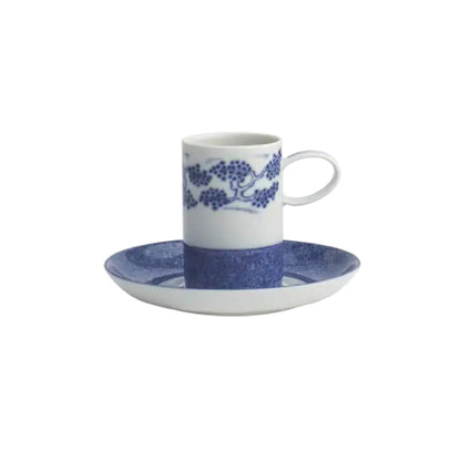 Blue Shou Demi Cup & Saucer by Mottahedeh