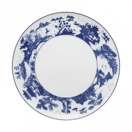 Blue Shou Dessert Plate by Mottahedeh