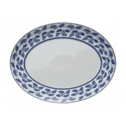 Blue Shou Oval Platter by Mottahedeh