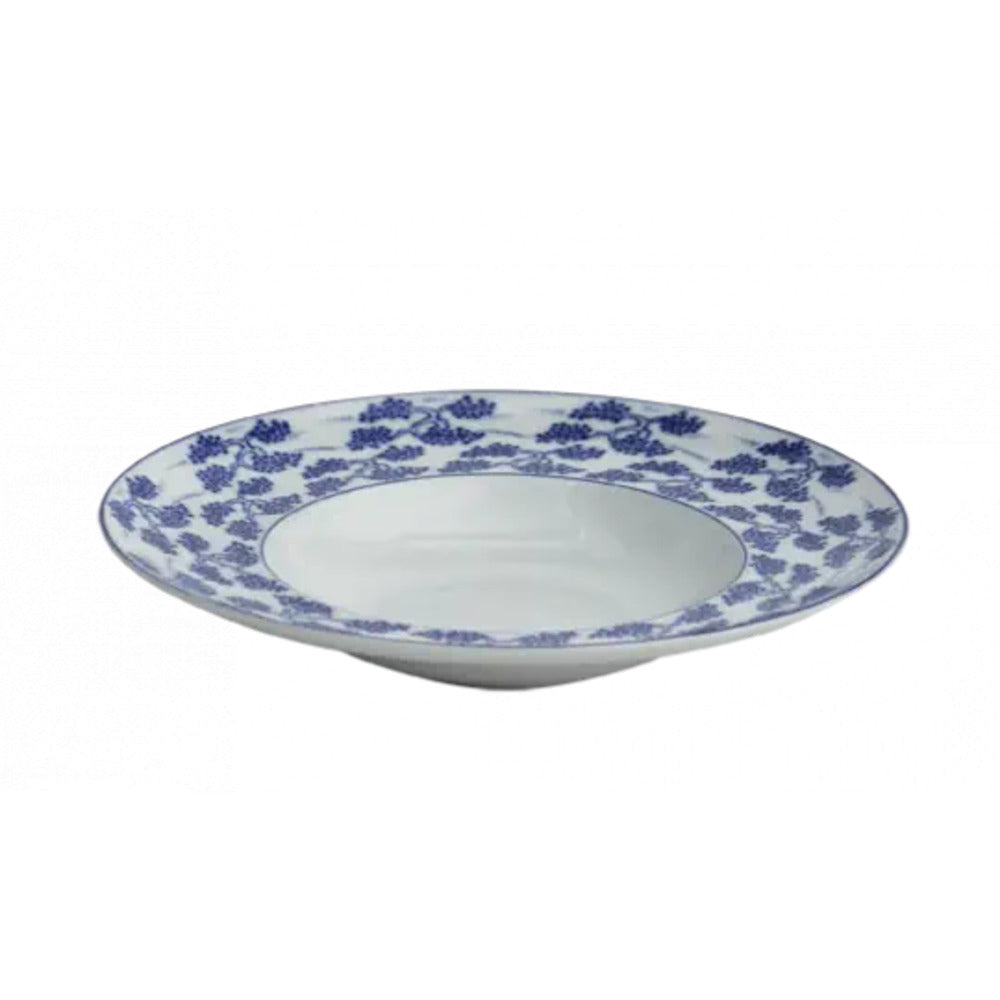 Blue Shou Rim Soup Plate by Mottahedeh