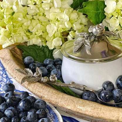 Blueberry Sugar Bowl and Spoon by Vagabond House 5