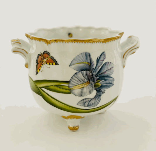 BM6 - Iris Flower Ruffled Cachepot by Anna Weatherley