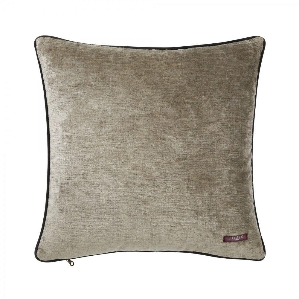 Boromee Decorative Pillow by Yves Delorme - Argent (Soft Grey)  71