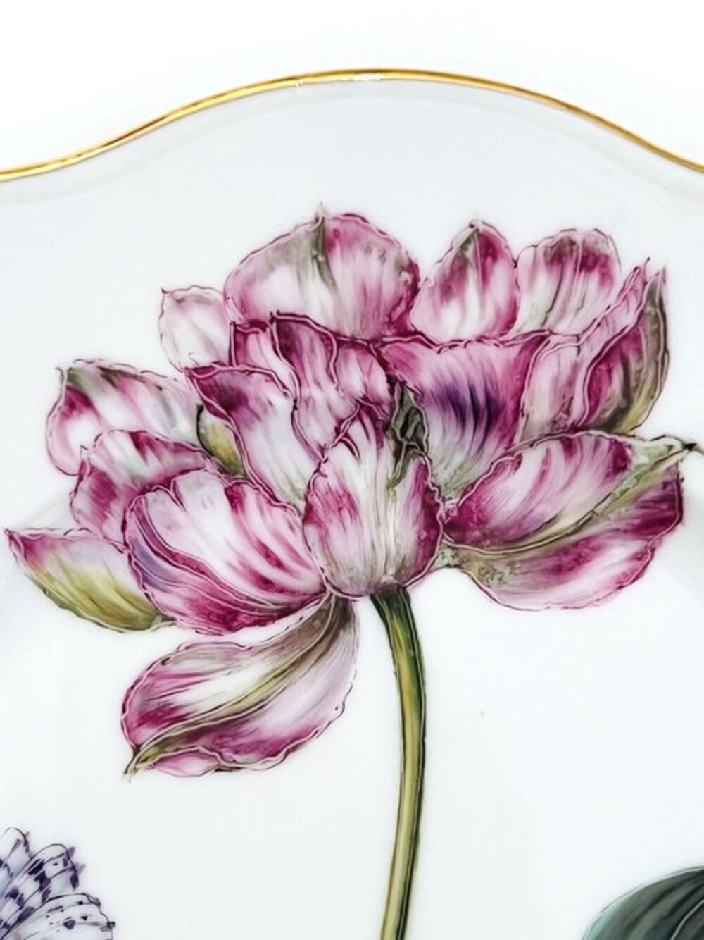 BR1 - Botanical Treasures Collection Dinner Plate by Anna Weatherley 1