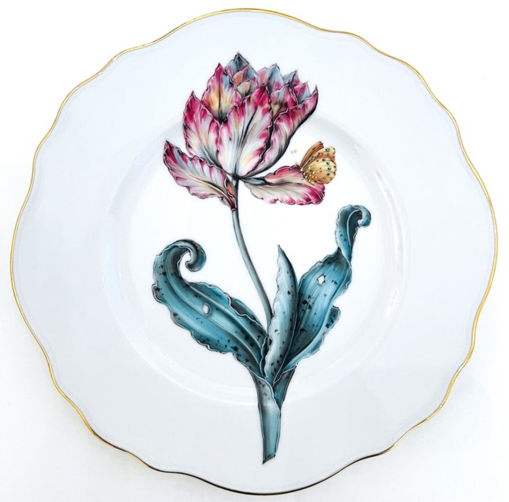 BR4 - Botanical Treasures Collection Dinner Plate by Anna Weatherley