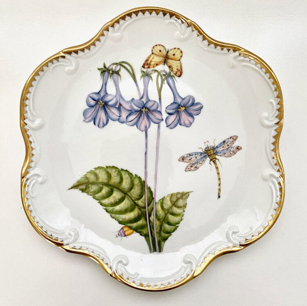 BSP1 - Scalloped Salad/Dessert Plate by Anna Weatherley