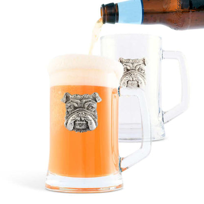 Bulldog Beer Mugs - Set of 2 by Arthur Court Designs