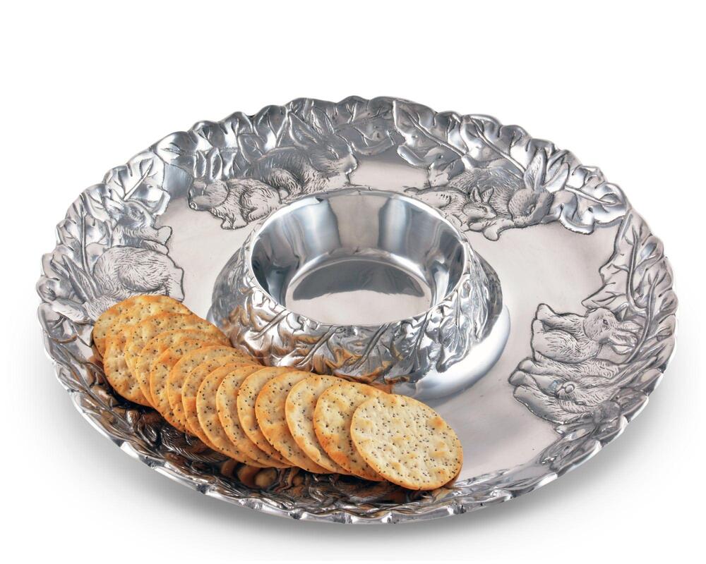 Bunny Chip and Dip Tray by Arthur Court Designs 3