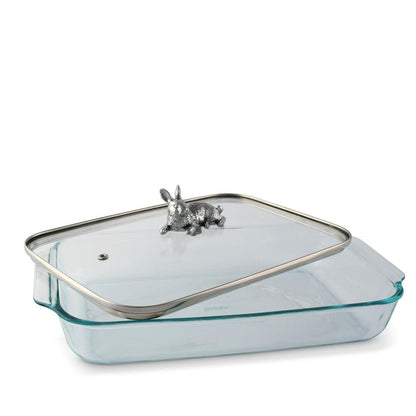 Bunny Lid with Pyrex 3 Quart Baking Dish by Arthur Court Designs 1