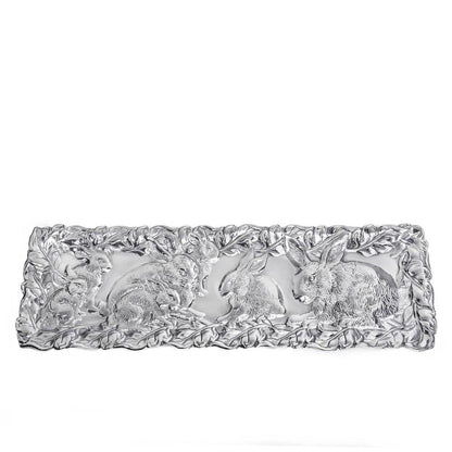 Bunny Oblong Tray by Arthur Court Designs