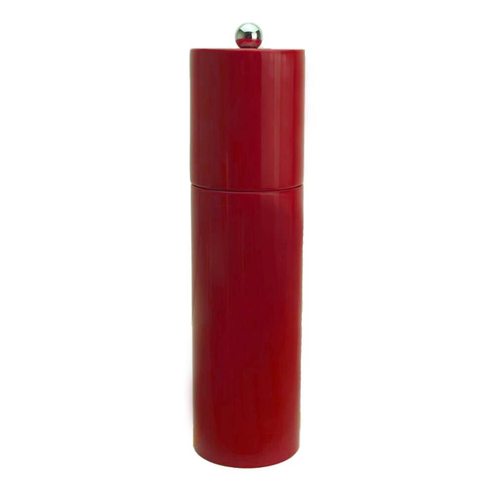 Burgundy Round Column Salt or Pepper Grinder 24cm by Addison Ross