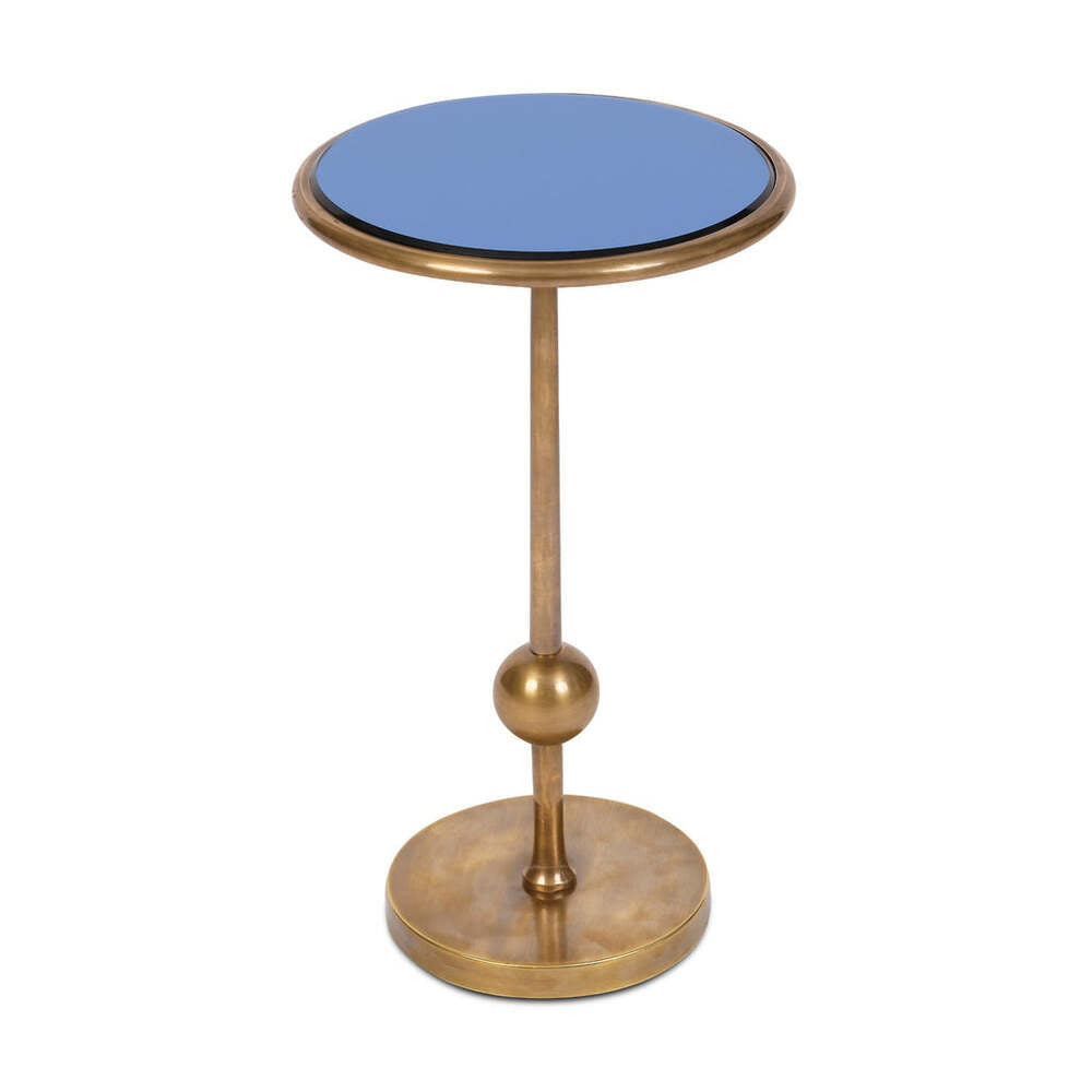 Burke Drinks Table by Bunny Williams Home Blue