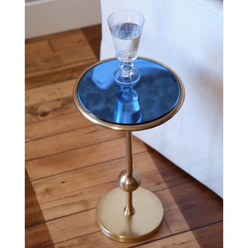 Burke Drinks Table by Bunny Williams Home Blue 2