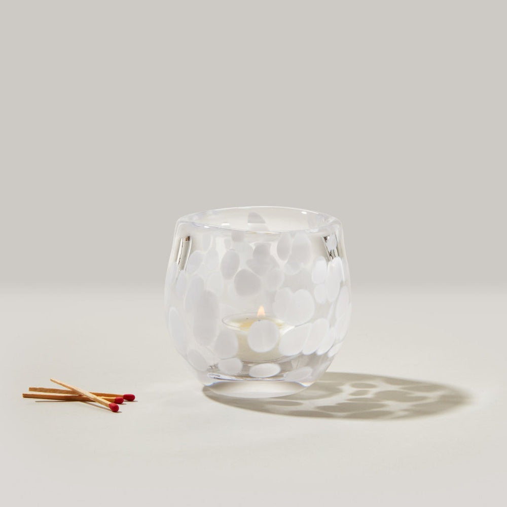 Burlington Snowfall Tealight by Simon Pearce 1