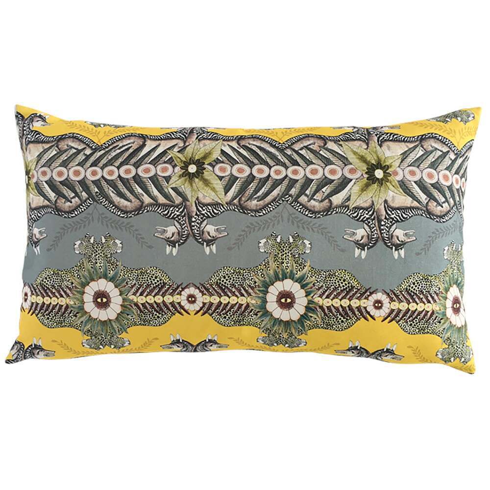 Bush Bandits Lumbar Pillow - Linen - Butter by Ngala Trading Company