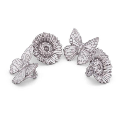 Butterfly and Flower Napkin Rings by Arthur Court Designs 1