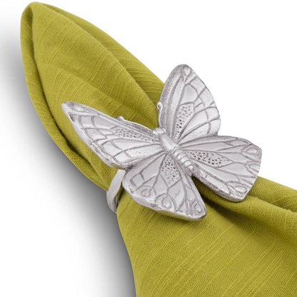 Butterfly and Flower Napkin Rings by Arthur Court Designs 2